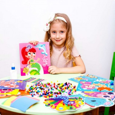 Набор для творчества Creative Box Сова VT4433-08, 9 картинок