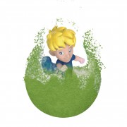 Ароматна бомбочка для ванни з іграшкою