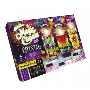 Комплект креативної творчості MAGIC CANDLE CRYSTAL 7320DT, 3 свічки в комплекті Комплект креативної творчості MAGIC CANDLE CRYSTAL 7320DT, 3 свічки в комплекті