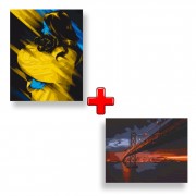 Набір картин за номерами 2 в 1