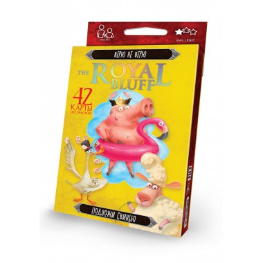 Карточная игра Danko Toys The Royal Bluff укр RBL-01