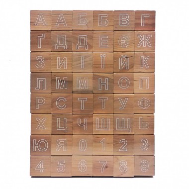 Азбука деревянная Винни Пух 11200