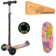Самокат дитячий MAXI iTrike JR 3-060-22-WP2 триколісний