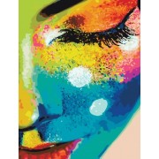 Картина по номерам Brushme Женщина в красках GX21715