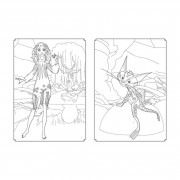 Раскраска Магия цвета. Магический Лес Ранок 1807003 с наклейками