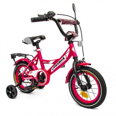 Велосипед детский 2-х колесный 12 211205 Like2bike Sky, розовый, рама сталь, со звонком