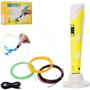 3D ручка 168-Y 19 см, тип филамента (пластик), 4 цвета - PLA, USB шнур