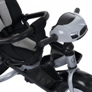 Дитячий триколісний велосипед MT 1007-8 сірий