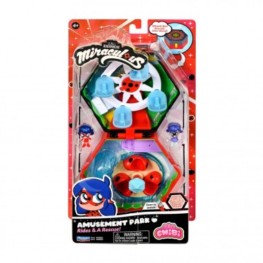 Ігровий набір «Леді Баг і Супер-Кіт» серії «Chibi» Парк розваг» Miraculous 50553 Ігровий набір «Леді Баг і Супер-Кіт» серії «Chibi» Парк розваг» Miraculous 50553