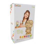 Игра-раскраска Cubika Зайчик с красками 13869