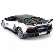 Машинка на радиоуправлении Lamborghini Aventador SVJ Rastar 96070 белый, 1:14
