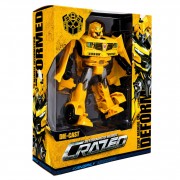 Детская игрушка Трансформер W8840(Yellow) пластик, робот 19 см+машина