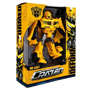 Детская игрушка Трансформер W8840(Yellow) пластик, робот 19 см+машина Детская игрушка Трансформер W8840(Yellow) пластик, робот 19 см+машина