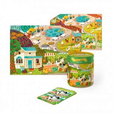 Дитячий розвиваючий пазл і гра "Обсерваційний. Сільські пригоди" Mon Puzzle 200111