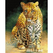 Картина по номерам. Rainbow Art Леопард GX28961-RA
