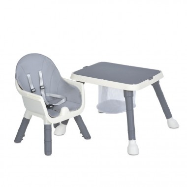 Дитячий стільчик для годування 2 в 1 M 6041 Gray