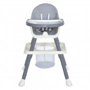 Дитячий стільчик для годування 2 в 1 M 6041 Gray