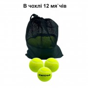 Набор мячей для большого тенниса SWDN Tennis Ball NE-TT-12 в чехле 12 штук