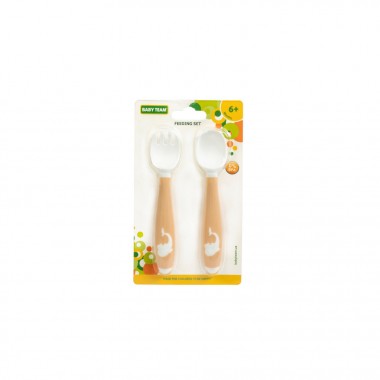 Дитячий набір для годування 6120 (виделочка та ложечка з гнучкою ручкою) Дитячий набір для годування 6120 (виделочка та ложечка з гнучкою ручкою)