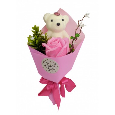 Аксессуары для праздника цветы,букет MK 3323(Pink)