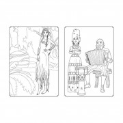 Раскраска Магия цвета. Волшебный мир Ранок 1807005 с наклейками