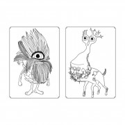 Раскраска Магия цвета. Волшебный мир Ранок 1807005 с наклейками