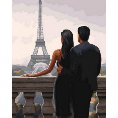 Картина по номерам Желаемый Париж Brushme GX30669 40х50 см