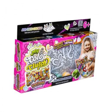 Пенал разрисовка My color Clutch Danko Toys  CCL-01-01U