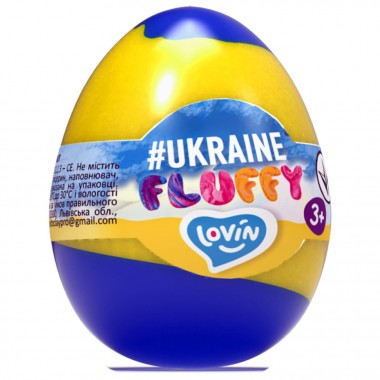Игрушка-антистресс 40 мл. Fluffy #Ukraine TM Lovin 81004