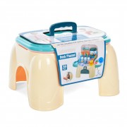 Дитячий іграшковий набір лікаря DK666-12D, склянки, баночки, пробірки