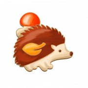 Заготовка броши для раскрашивания