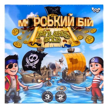 Настольная игра Мрской бой. Pirates Gold Danko Toys G-MB-03U Укр