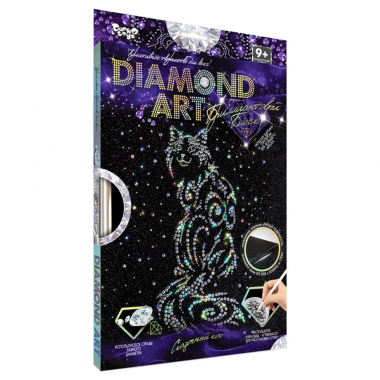 Комплект креативного творчества DAR-01 DIAMOND ART (Сказочный Кот)