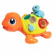 Музыкальная  игрушка 2088 Черепаха ездит (Оранжевый)