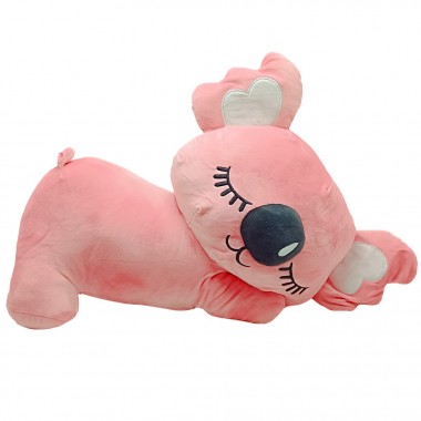 Детская мягкая игрушка Коала L1129(Pink) игрушка с пледом, размер 50 см