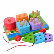 Развивающая игрушка Геометрика MD 1262 деревянная