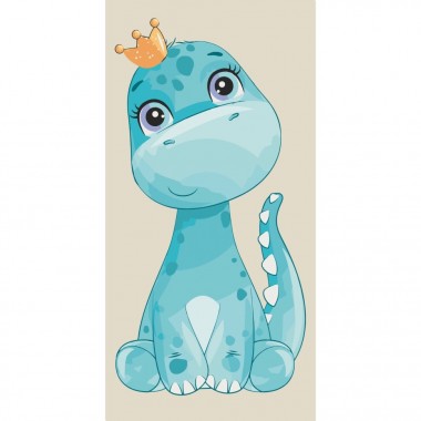 Картина по номерам Cute dino 15112-AC 40х80 см