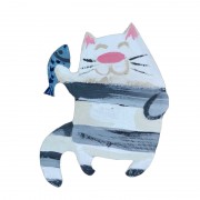 Набор детского творчества Роспись по дереву «Магниты-веселые коты» РД-011