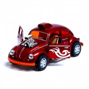 Машинка металева інерційна Volkswagen Beetle Custom Dragracer Kinsmart KT5405W 1:32  Червоний