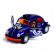 Машинка металева інерційна Volkswagen Beetle Custom Dragracer Kinsmart KT5405W 1:32  Фіолетовий