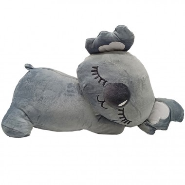 Детская мягкая игрушка Коала L1129(Grey) игрушка с пледом, размер 50 см