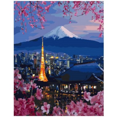 Картина по номерам. Brushme Путешествие по Японии GX26047, 40х50 см