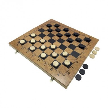 Набор настольных игр Шахматы 3 в 1 Set3 NE-LG-12 нарды, шашки, шахматная доска 40х40 см
