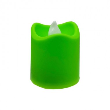 Декоративная свеча LED с пламенем 12-67C(Green) 4 см, зеленый Декоративная свеча LED с пламенем 12-67C(Green) 4 см, зеленый