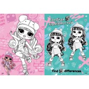 Раскраска со стикерами