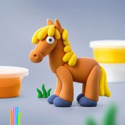 Набір самозатвердіючого пластиліну Конячка ЛИПАКА 30046-UA01