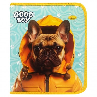 Папка для тетрадей на молнии Good Boy French Bulldog АП-1001-3