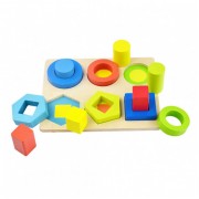 Дерев'яна іграшка Геометрика MD 2363, 12 фігур