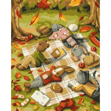 Картина по номерам Книжный клуб KHO6542 40х50 см