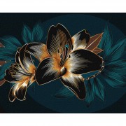 Картина по номерам Роскошные лилии Идейка KHO2999 40х50 см